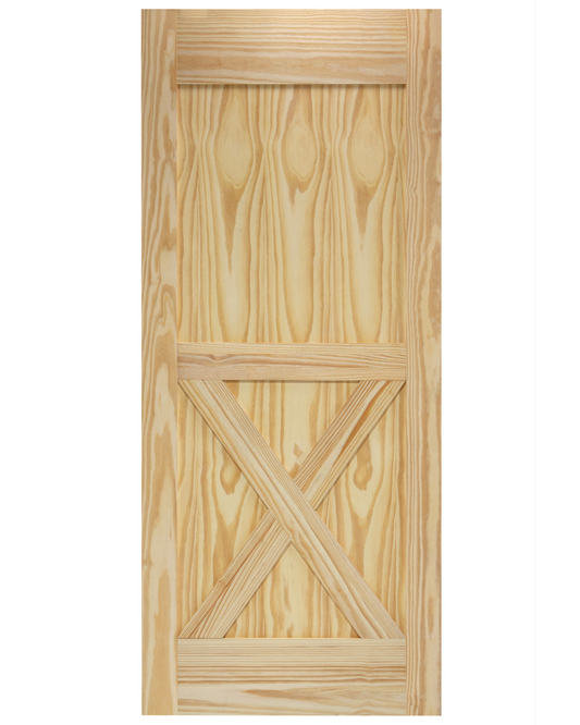 Half X-Brace Barn Door
