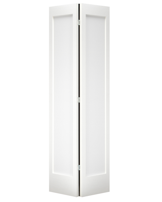Single Panel Shaker Bifold Interior Door (Primed)