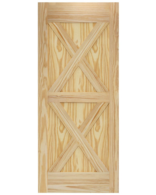Double X-Brace Barn Door